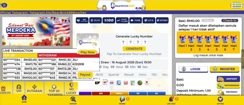 Bearbrick888 Malaysia – Online Casino & Sports Betting