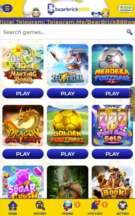 Casino Games on the Bearbrick888 App